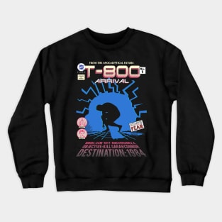 Comic style design of the T-800 from the 80's movie, Terminator Crewneck Sweatshirt